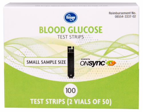 Kroger® Blood Glucose Test Strips Perspective: front