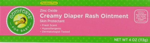 Comforts® For Baby Zinc Oxide Creamy Diaper Rash Ointment Perspective: front