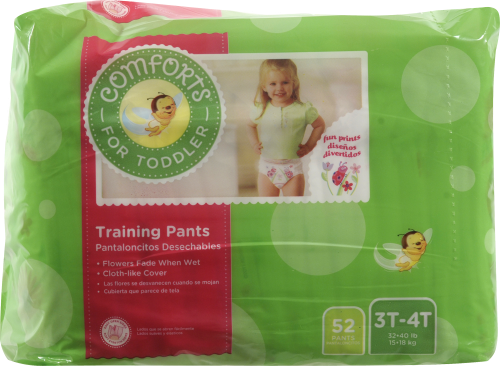 Comforts™ For Toddler Day & Night Training Pants Girls 3T-4T (30