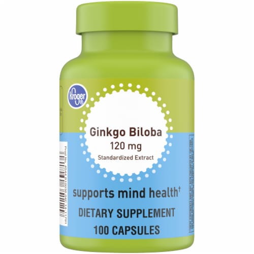 negatief Dijk mate Kroger® Ginkgo Biloba 120 mg Mind Health Capsules, 100 ct - Ralphs