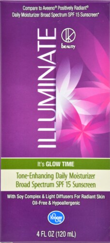 Kroger® Illuminate Tone and Texture Daily Moisturizer SPF 15 Perspective: front