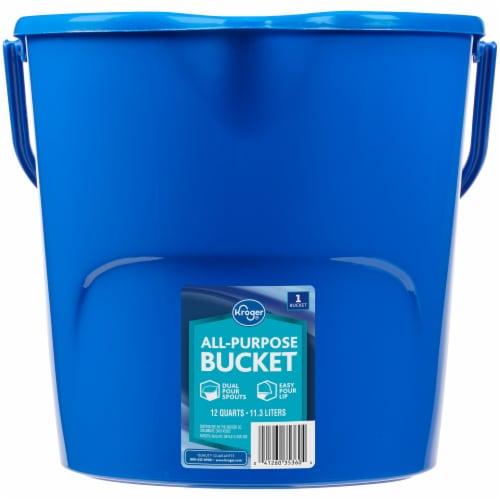Kroger® All-Purpose Bucket - Blue Perspective: front