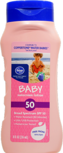 Kroger® Baby SPF 50 Sunscreen Lotion Perspective: front
