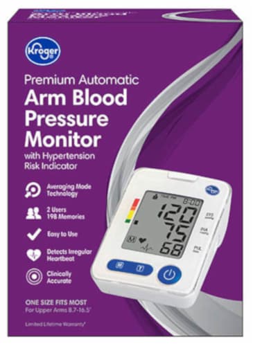 Kroger® Premium Automatic Arm Blood Pressure Monitor with