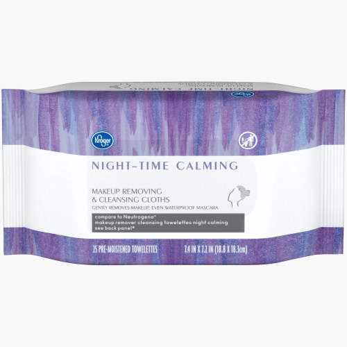 Kroger® Night-Time Calming Makeup Removing & Cleansing Cloths Perspective: front