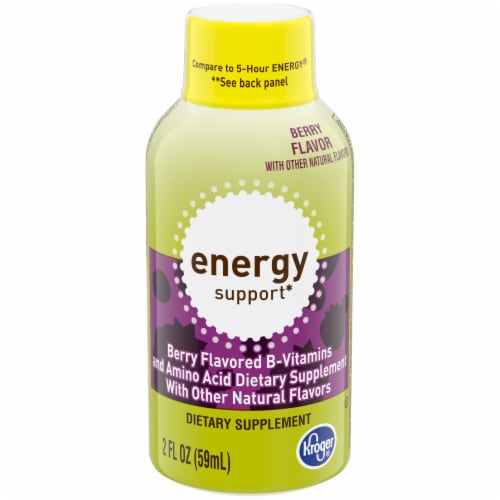 Kroger® Berry Energy Support Energy Drink Perspective: front