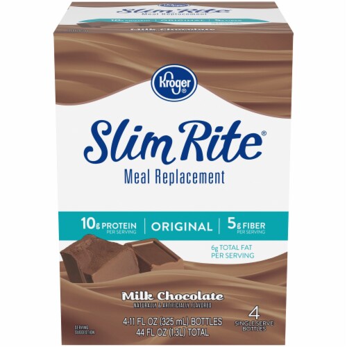 Kroger® Slim Rite® Milk Chocolate Meal Alternative Beverage Perspective: front