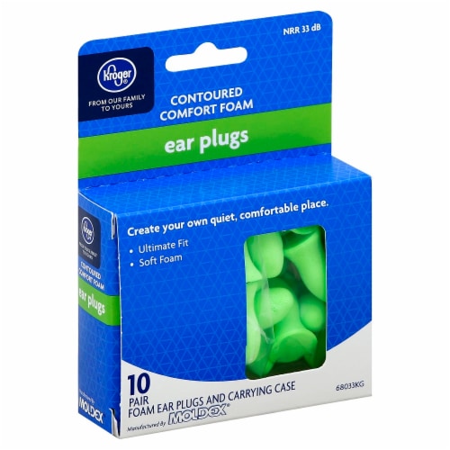 Kroger® Contoured Comfort Foam Ear Plugs Perspective: front