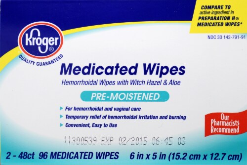 Kroger® Medicated Wipes Perspective: front
