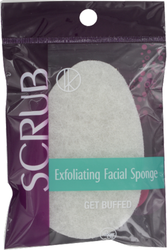 Kroger® Exfoliating Facial Sponge Perspective: front