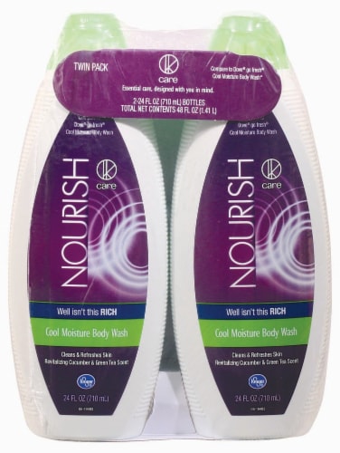 Kroger® Nourish Cool Moisture Body Wash Perspective: front