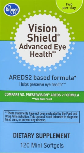Kroger® Vision Shield Softgels 120 Count Perspective: front