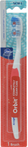 Kroger® Orbit Soft Toothbrush Perspective: front