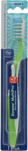 Kroger® Xtreme MultiPro Soft Toothbrush Perspective: front