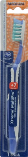 Kroger® Xtreme® Multi-Pro™ Medium Toothbrush Perspective: front