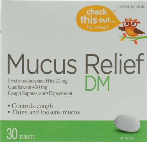 check this out...™ Mucus Relief DM Tablets Perspective: front