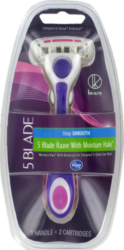 Kroger® Women's 5-Blade Shaver System Perspective: front