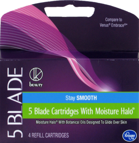 Kroger® Women's 5-Blade Cartridge Refills Perspective: front
