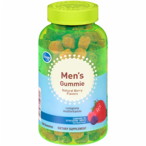 Kroger® Men's Natural Berry Multivitamin Gummies Perspective: front