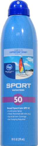 Kroger® Sport SPF 50 Continuous Spray Sunscreen Perspective: front