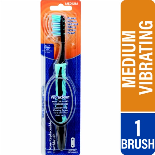 Kroger VibraClean Deep Cleaning Medium Toothbrush Perspective: front