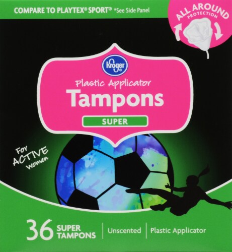 Kroger® Fitness Super Tampons Perspective: front