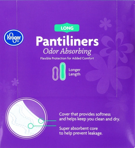 Kroger® Long Pantiliners Perspective: front