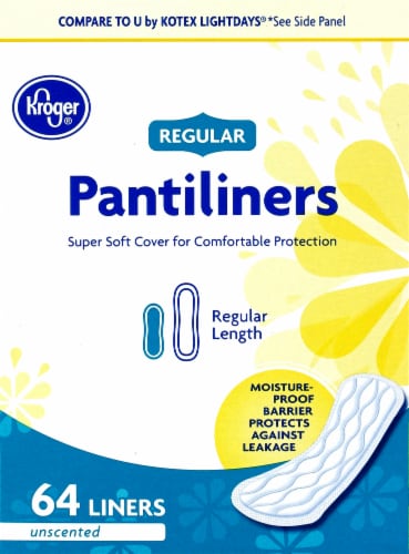 Kroger® Unscented Pantyliners Perspective: front