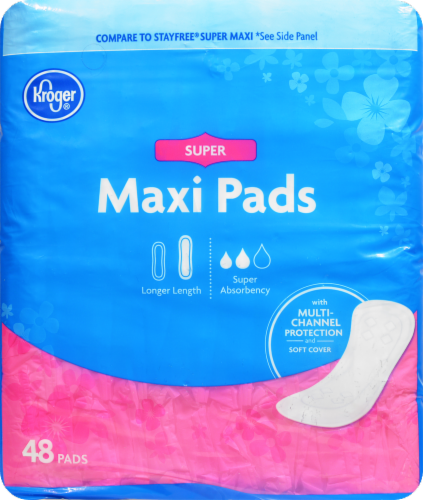 Kroger® Super Maxi Pads, 48 ct - Food 4 Less