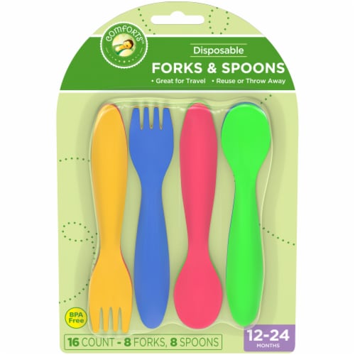 Comforts™ Disposable Forks & Spoons Perspective: front