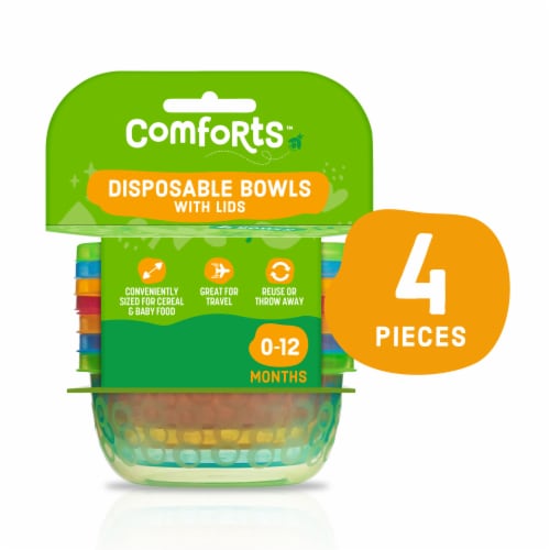 Comforts™ Disposable Bowls, 4 ct / 8 fl oz - Baker's