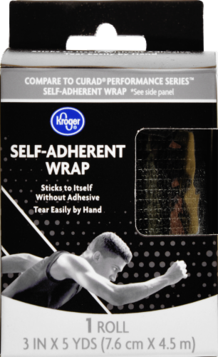 Kroger® Black Self Adherent Wrap Perspective: front