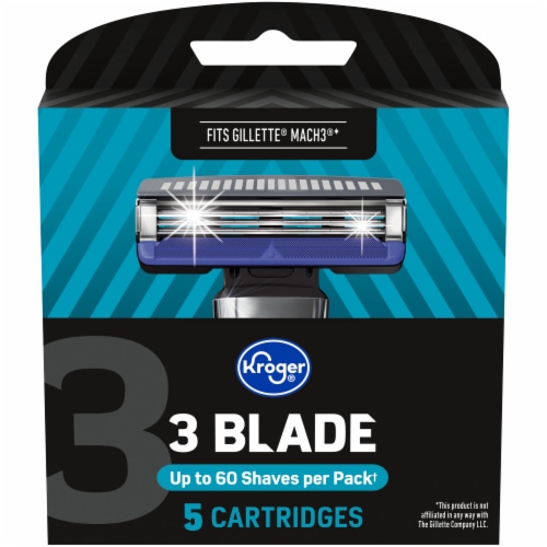 Kroger® Triple Blade Razor Cartridges Perspective: front