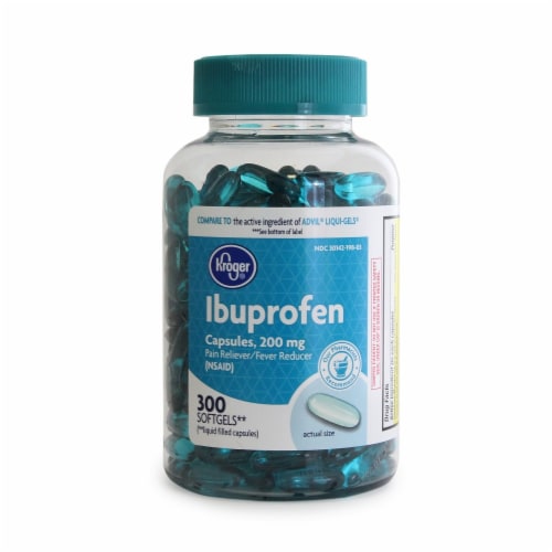 Kroger® Ibuprofen Softgels 200mg Perspective: front