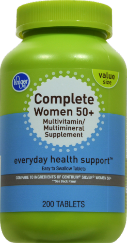 Kroger® Complete Women 50+ Multivitamins Tablets Perspective: front