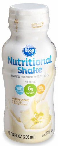 Kroger® Vanilla Cream Nutritional Shake Perspective: front