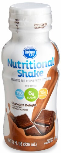 Kroger® Chocolate Delight Nutritional Shake Perspective: front