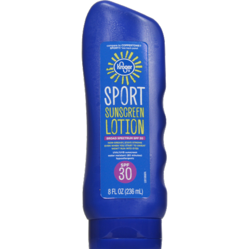 Kroger® Sport Sunscreen Lotion SPF 30 Perspective: front
