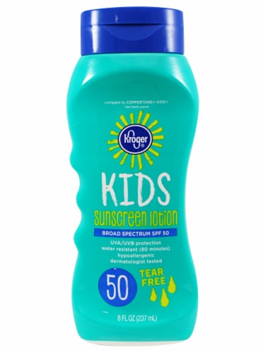 Kroger® Kids SPF 50 Sunscreen Lotion Perspective: front