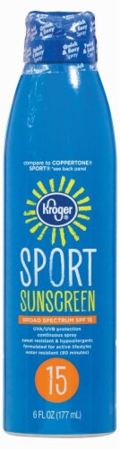 Kroger® Sport Sunscreen SPF 15 Perspective: front