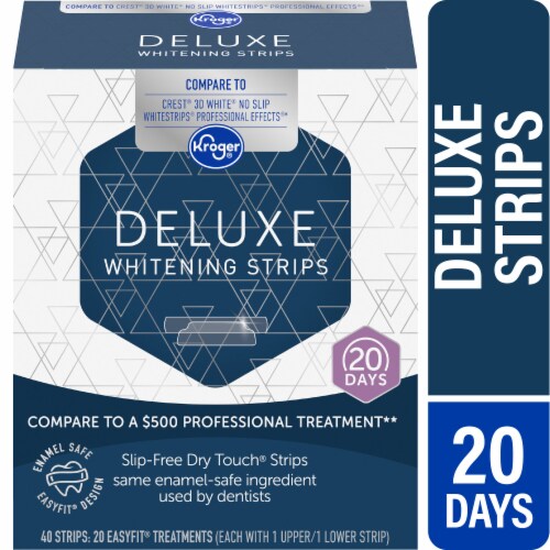 Kroger® Deluxe Whitening Strips Perspective: front