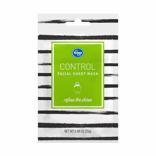 Kroger® Control Facial Sheet Mask Perspective: front