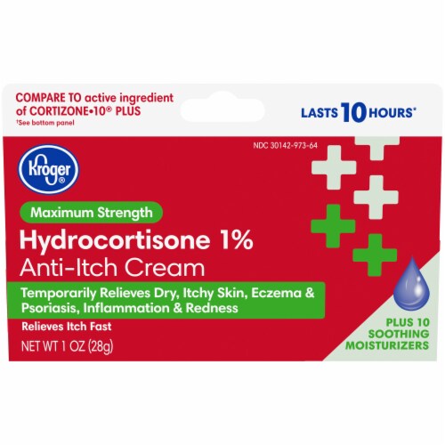 Kroger® Maximum Strength Hydrocortisone Anti-Itch Cream Perspective: front