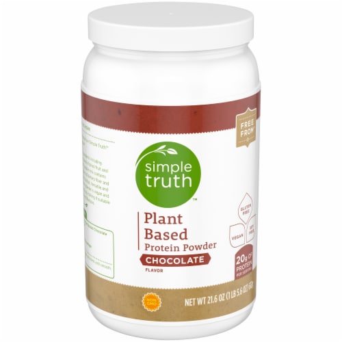 Simple Truth™ Chocolate Plant Based Protein Powder, 21.6 oz - Baker’s