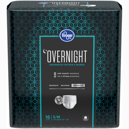 Kroger® S/M Unisex Overnight Incontinence Underwear Perspective: front