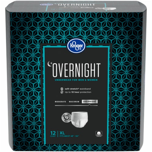 Kroger Adult Incontinence Underwear for Women & Men Overnight