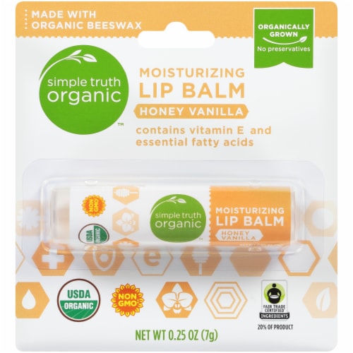 Simple Truth Organic™ Honey Vanilla Moisturizing Lip Balm Perspective: front