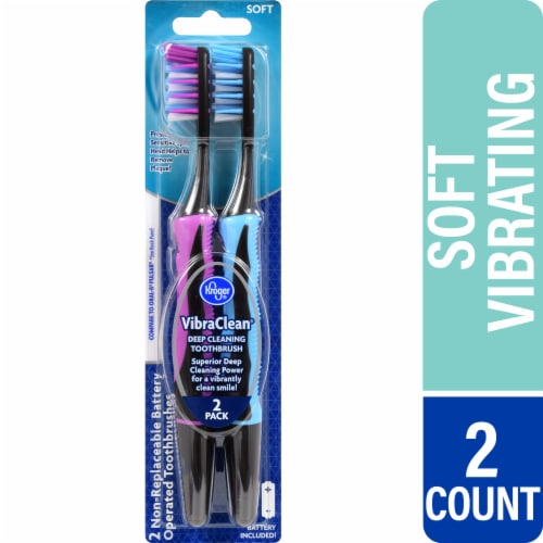 Kroger® SmartGrip® Sensitive Extra Soft Toothbrushes, 2 ct - Jay C