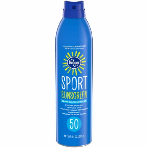 Kroger® Sport Sunscreen Spray SPF 50 Perspective: front