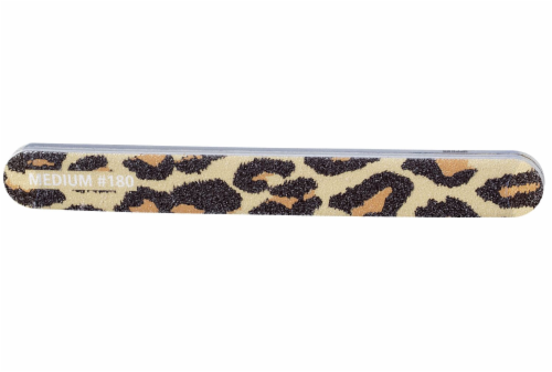 Kroger® Nail Shaper Files - Leopard Perspective: front